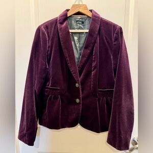 JCrew Velour Blazer